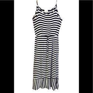 The Outfit, navy blue & white sundress size L